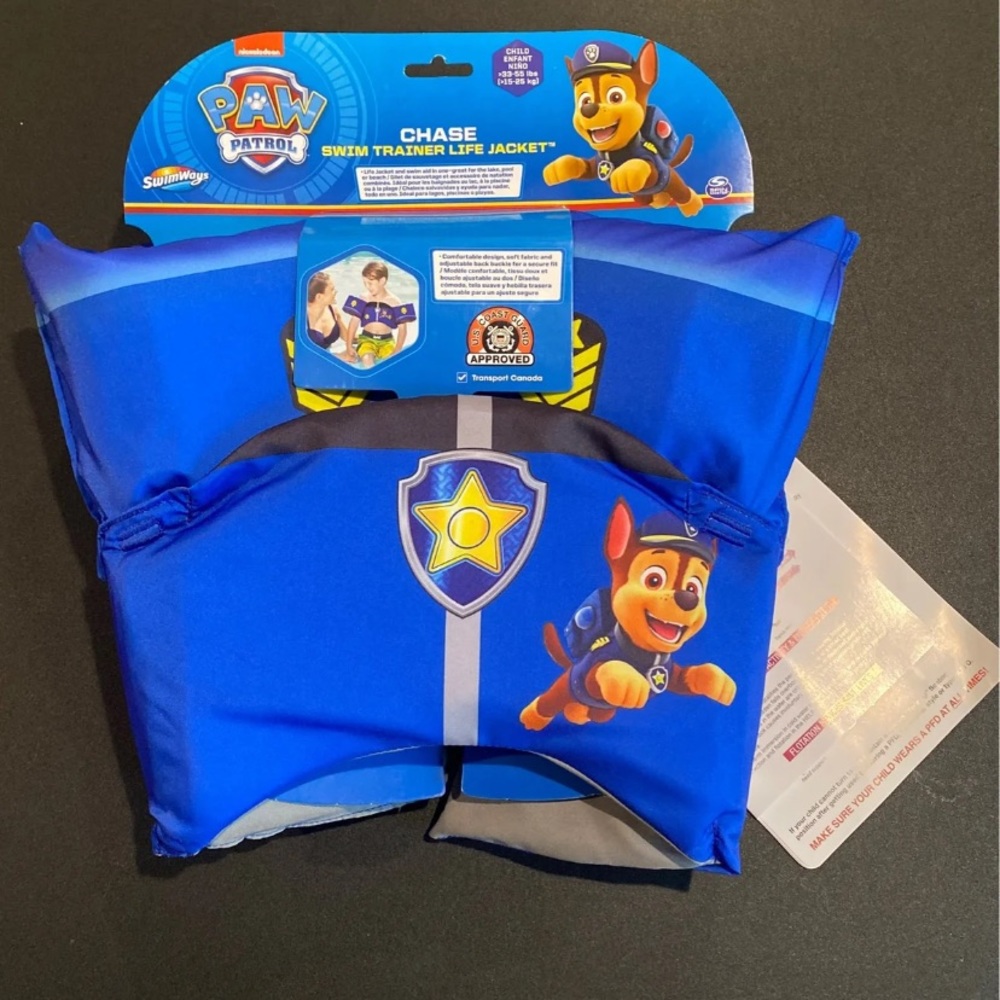 Paw Patrol Chase Kids Swim Trainer Life Jacket